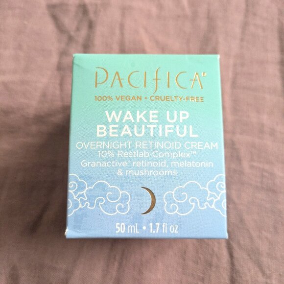 🌸 Pacifica Wake Up Beautiful Overnight Retinoid Cream NIB - Picture 1 of 9